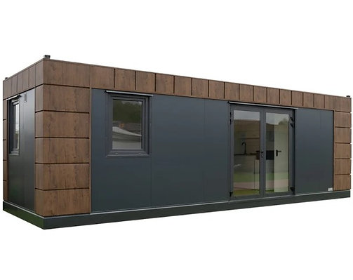 Container Modell Helsinki 8x3 Meter mit Sanitäranlagen und Küche