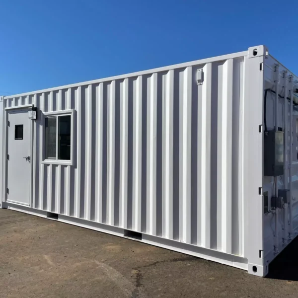 20-Fuß-Seecontainer, umgewandelt in ein Büro