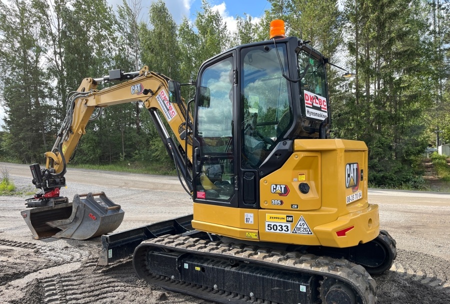 2022-CAT-305CR-003 Minibagger CAT 305CR (2022) – 153 Betriebsstunden – Gebraucht – Bild 1