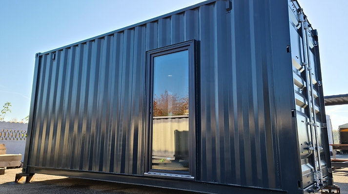 15 m² Sauna-Container mit Ruhebereich - schlüsselfertig