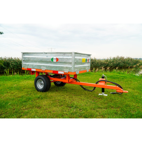 Kippanhänger Boxer HT12 – Hydraulisch, 150x90 cm, klappbare Seitenwände