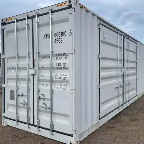 40 Fuß High Cube Seecontainer mit 4 Seiten-Türen